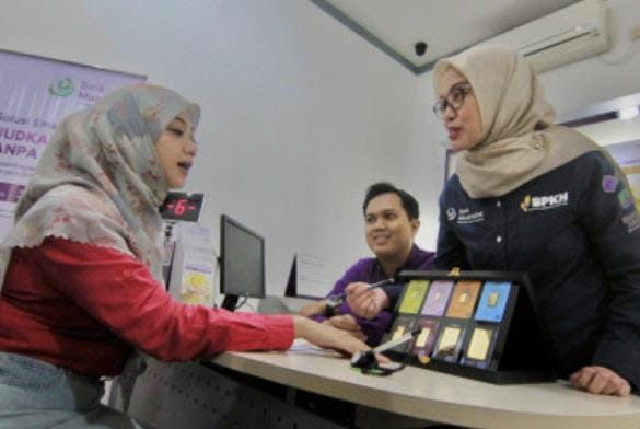 Transaksi emas di Bank Muamalat 