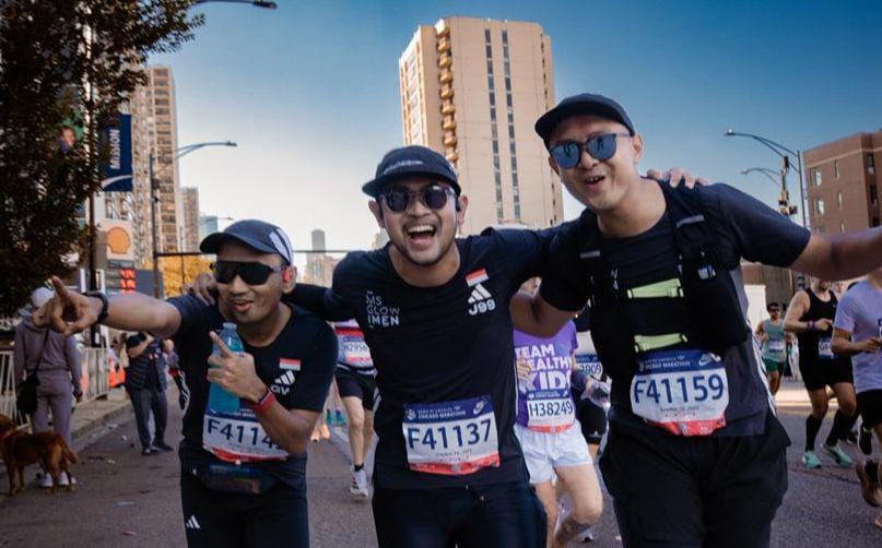 Finish Strong! Cerita Gilang J99 di Chicago Marathon Jadi Inspirasi