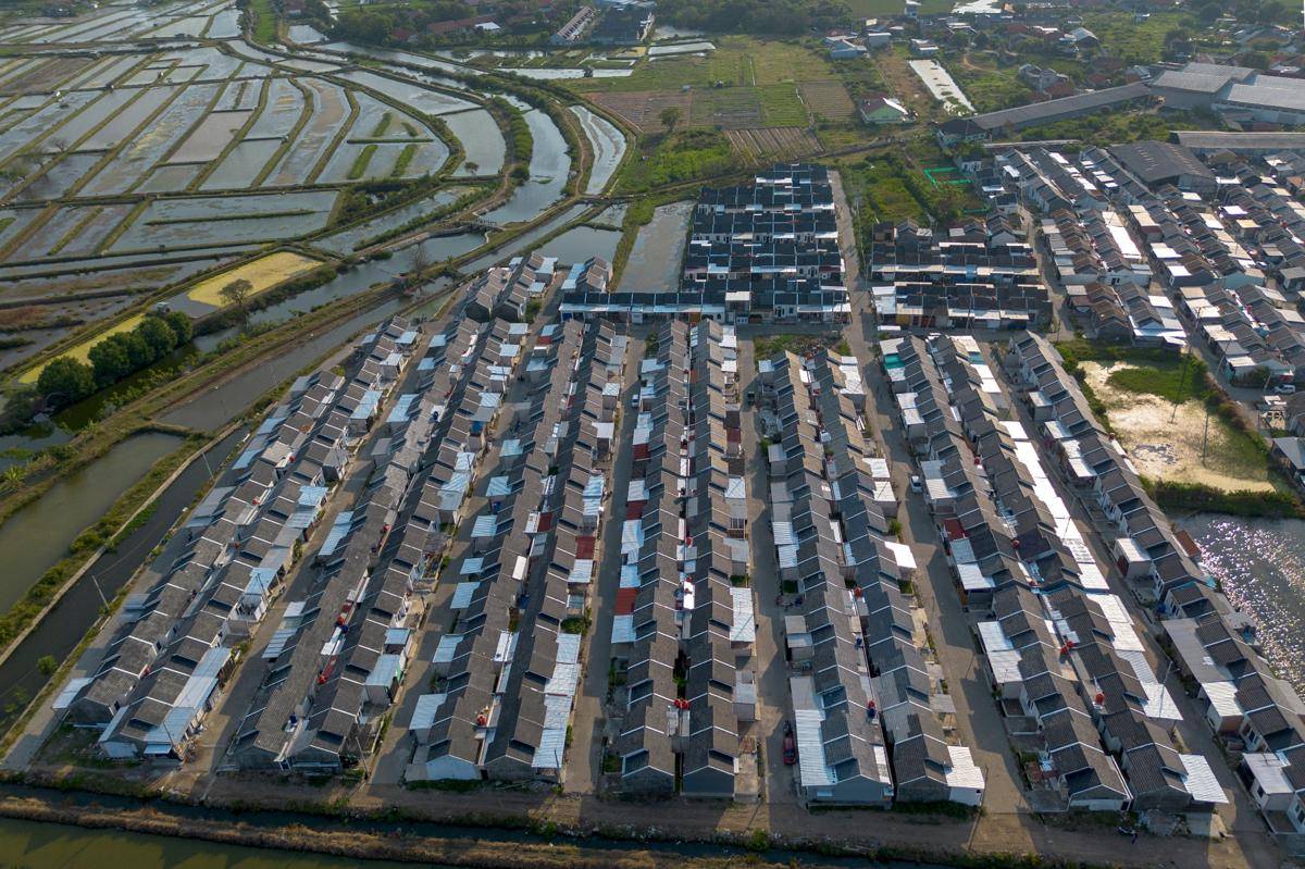 Ilustrasi permukiman perumahan subsidi. (ANTARA FOTO/Dedhez Anggara)