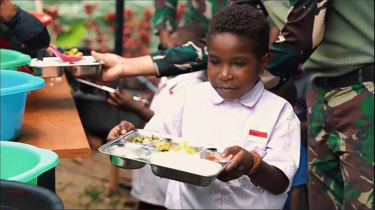 Potret siswa penerima program MBG