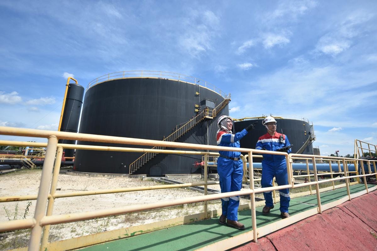 Sumur minyak yang dikelola PT Pertamina Hulu Rokan (PHR)