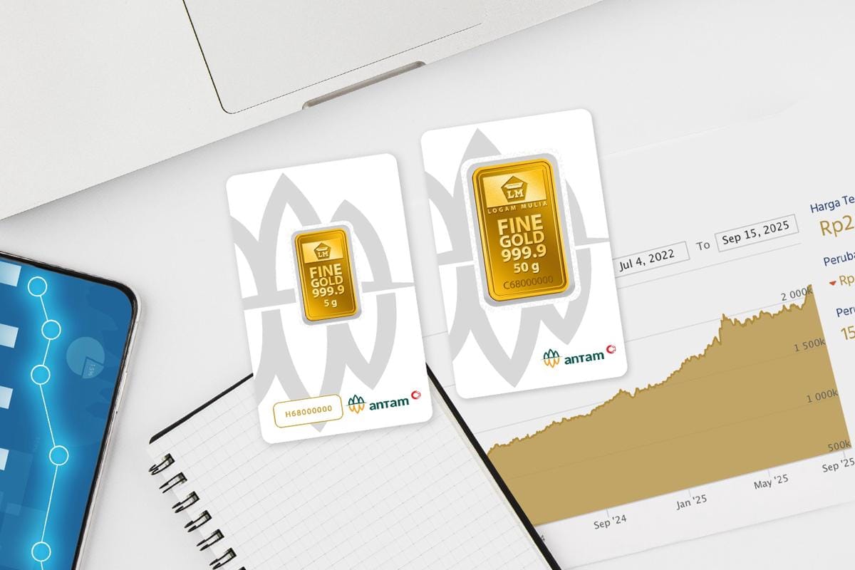 ilustrasi emas Antam