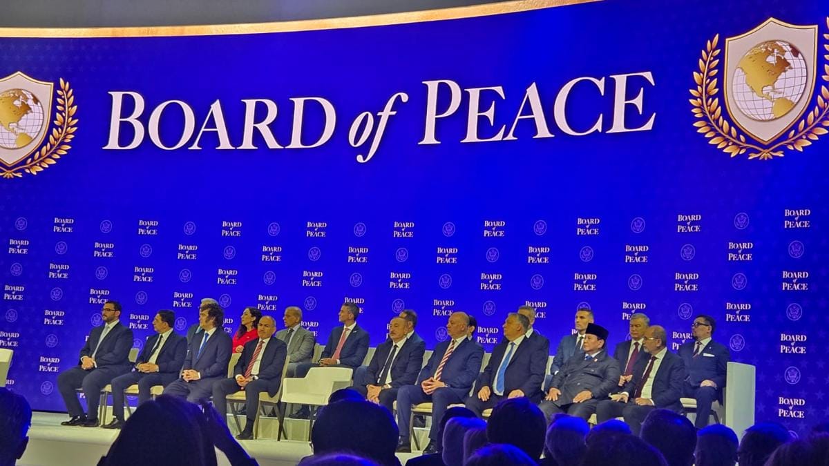 Sesi Board of Peace, di World Economic Forum (WEF) 2026, dibuka oleh Presiden Amerika Serikat (AS) Donald Trump.