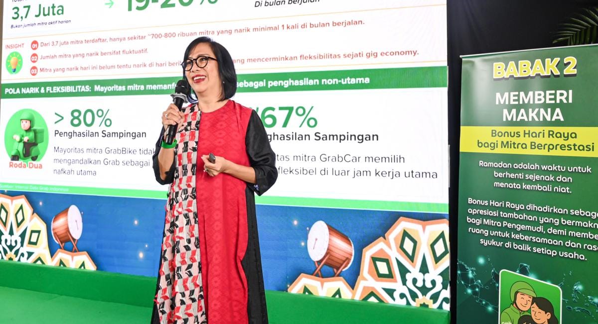 Grab Siapkan Rp100 M Perkuat Ekosistem Mitra, Termasuk Bonus Hari Raya