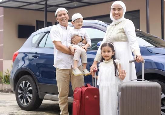 ilustrasi berangkat mudik (freepik.com/garakta_studio)