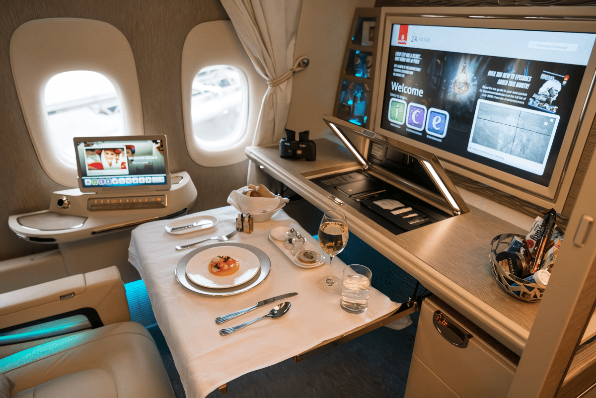 Gaya Hidup Kalangan Super Kaya di Kabin First Class Emirates