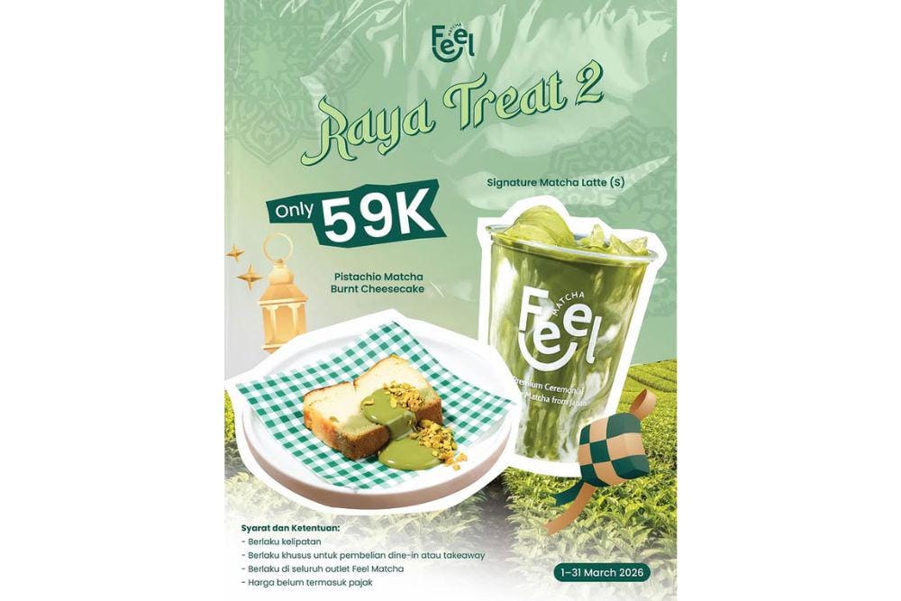 Promo Lebaran 2026 dari Feel Matcha