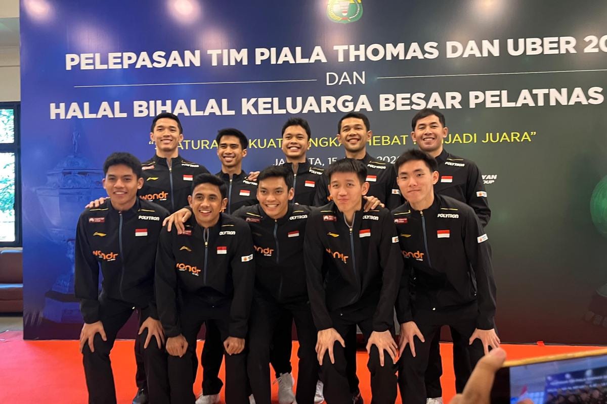 Tim Indonesia di Thomas Cup 2026. (IDN Times/Margith Damanik)