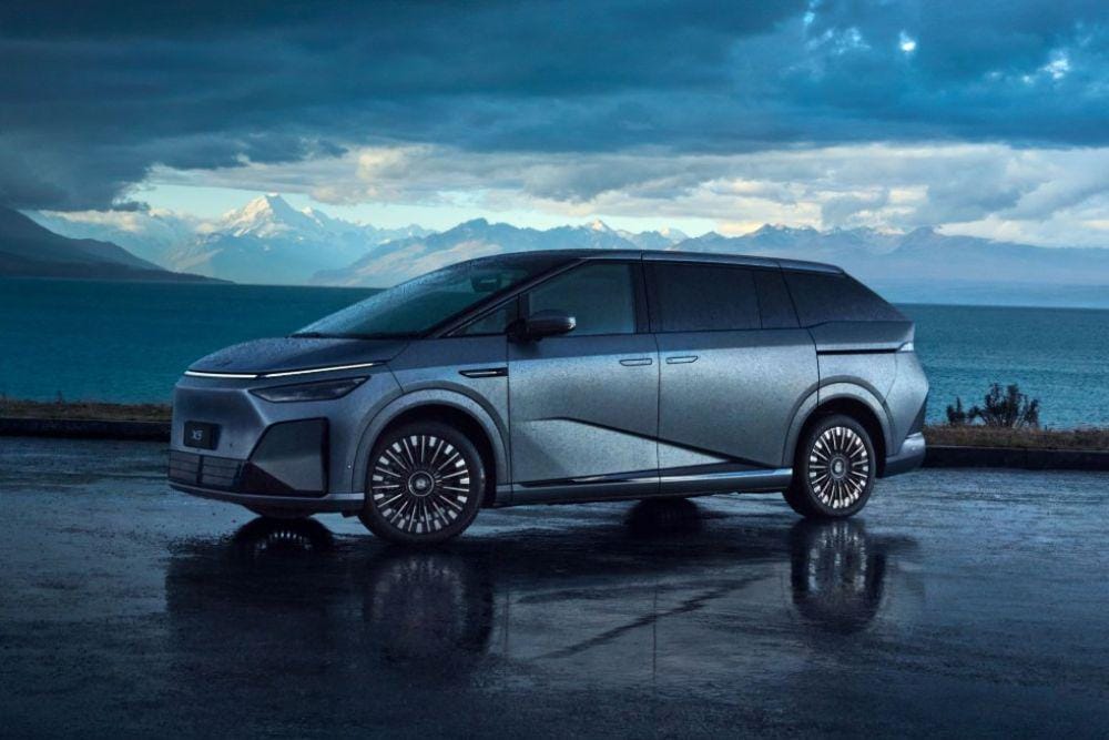Mobil listrik 7 seater di Indonesia dari XPENG