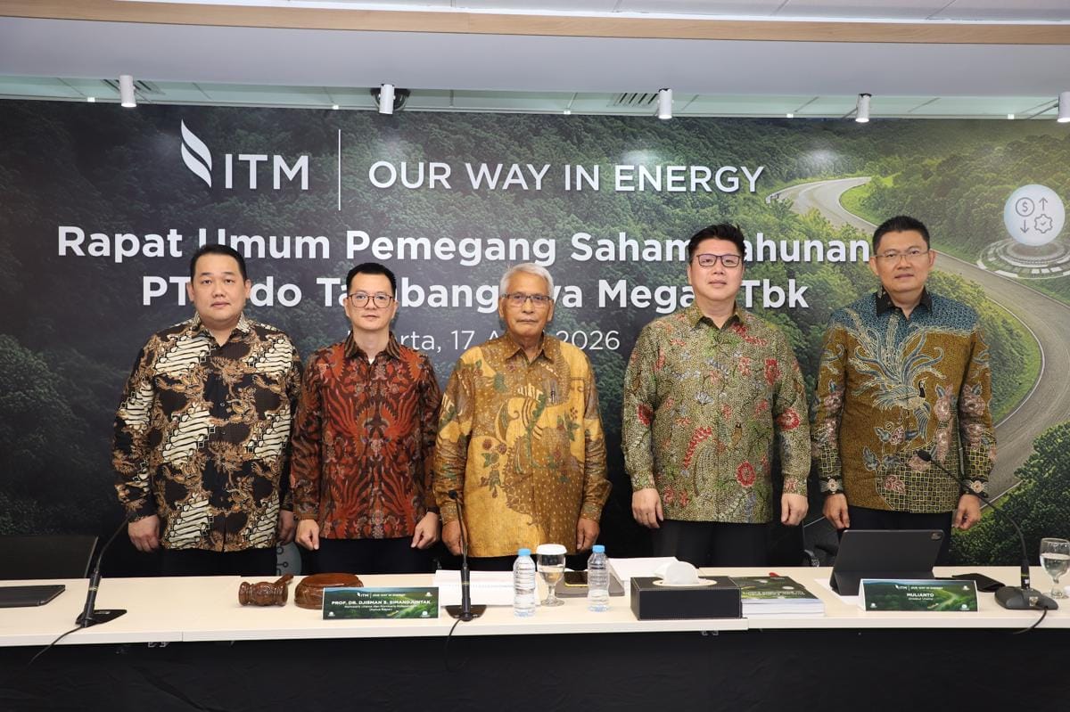 ITMG Bagi Dividen US$115 Juta, Sisa US$65 Juta Dibagikan 19 Mei