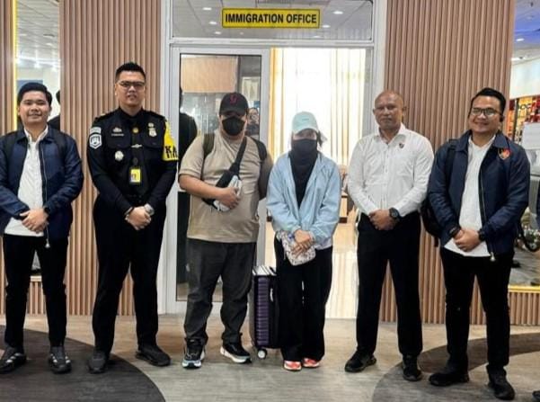 Imigrasi Tangkap Kepala Kas BNI Aek Nabara, Andi Hakim Buronan Kasus Penggelapan Dana Jemaat Gereja Paroki di Bandara Kualanamu (Dok. Imigrasi Sumut)
