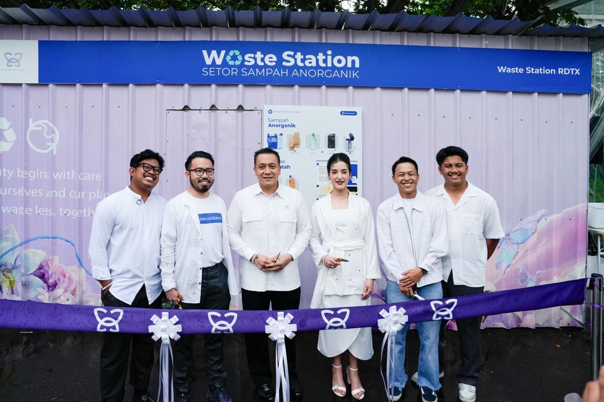 MOP Beauty Dorong ESG, Capaian Waste Station Lampaui Target