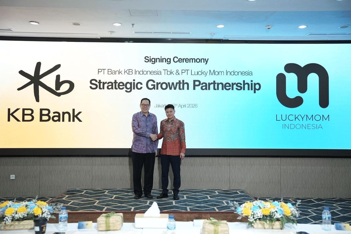 Dorong Ekspansi, KB Bank Kucurkan Rp400 Miliar ke Lucky Mom Indonesia