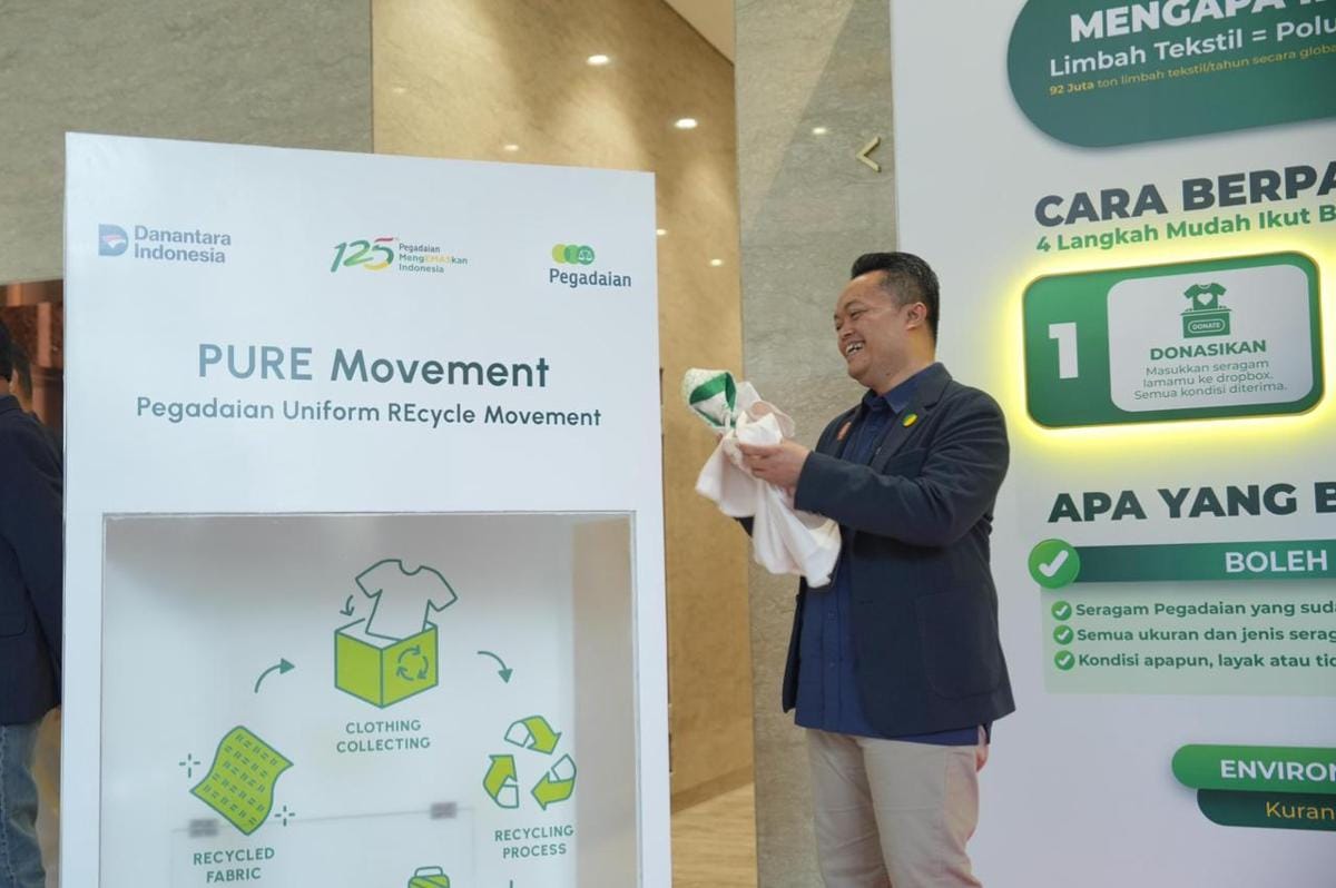  Pegadaian Inisiasi Gerakan Aksi Peduli Bumi PURE Movement