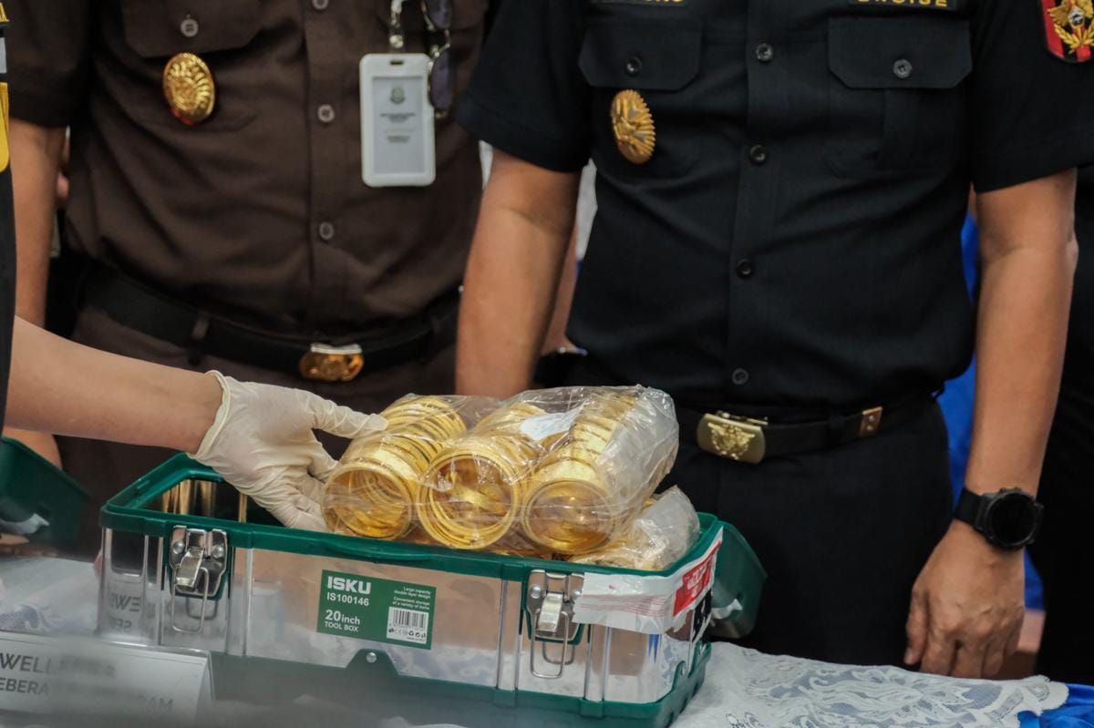 Bea Cukai Gagalkan Ekspor Ilegal Emas, Potensi Kerugian Rp41 Miliar