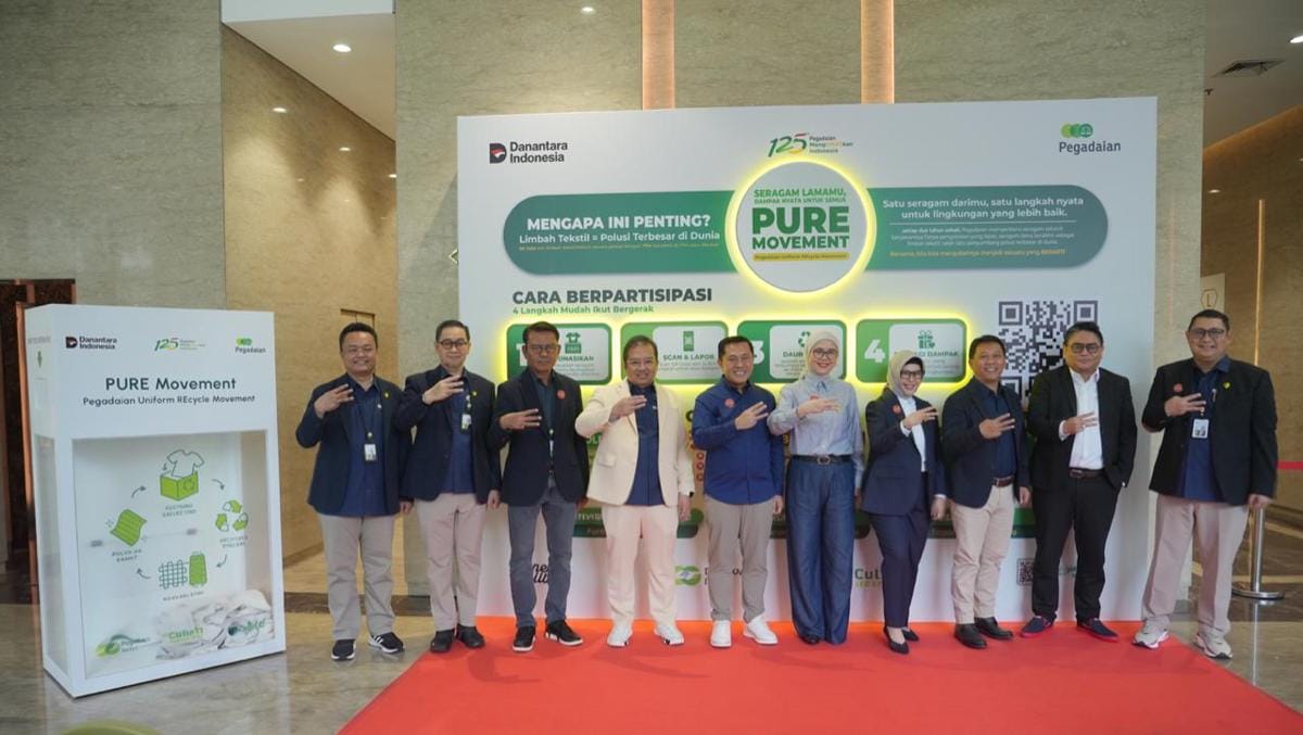  Pegadaian Inisiasi Gerakan Aksi Peduli Bumi PURE Movement