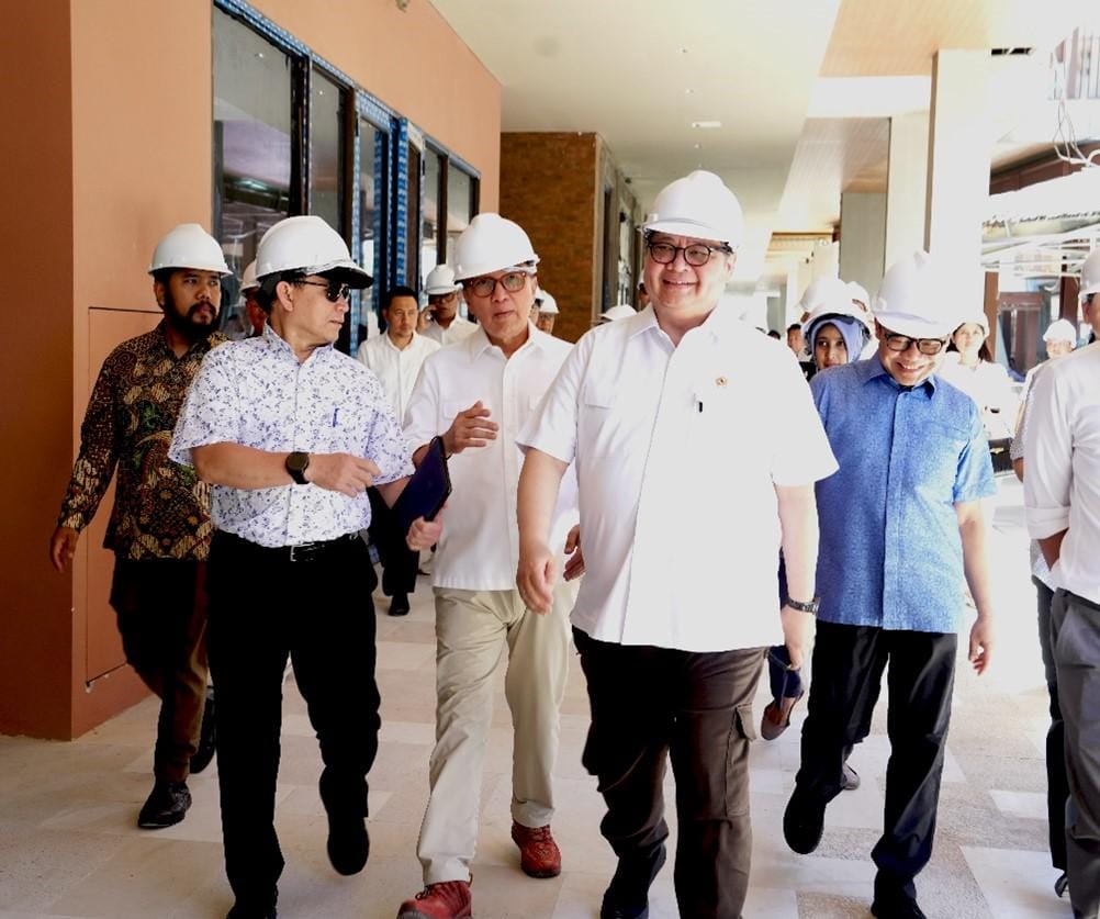 Airlangga Tinjau Kesiapan KEK Kura Kura Bali Jadi International Financial Center