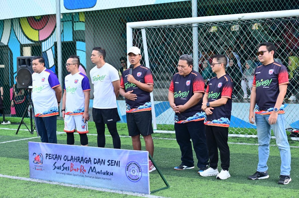 SP Pegadaian Makassar Gelar Porseni untuk Peringati Hari Buruh