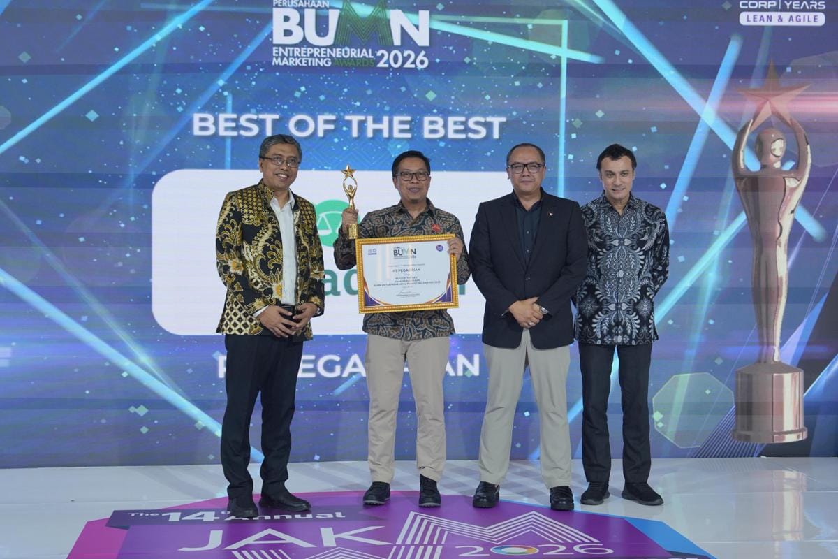 Pegadaian Borong Penghargaan BEMA 2026, Raih Predikat Best of the Best