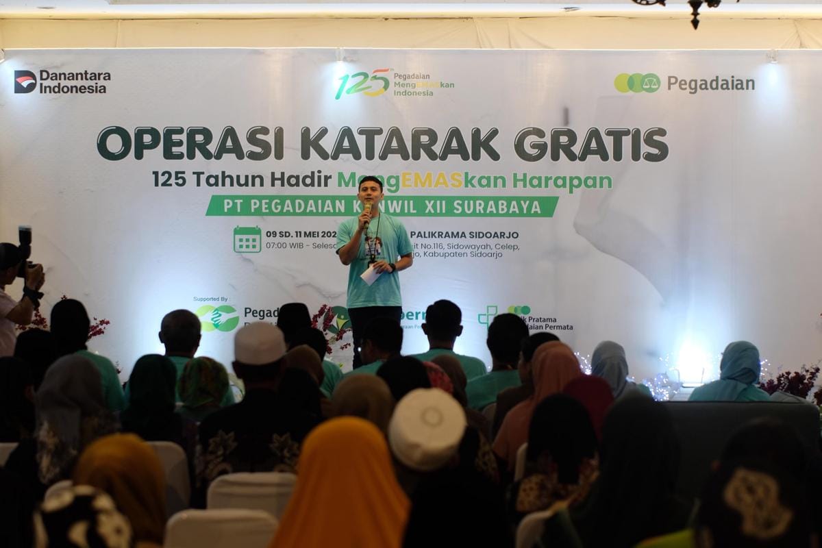 Pegadaian Gelar Operasi Katarak Gratis, 125 Warga Jalani Tindakan Medis