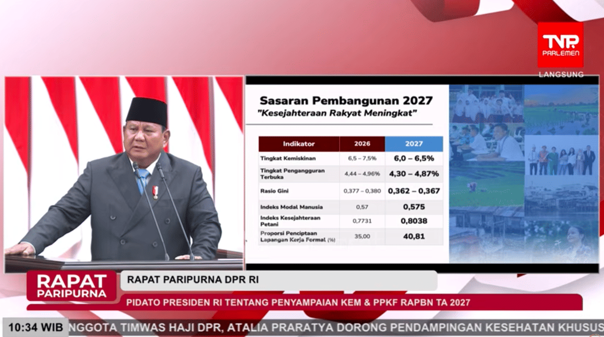 Prabowo Sebut Ekonomi Jalan Tengah Cocok untuk Indonesia