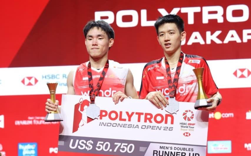 Runner-up Indonesia Open, Raymond/Joaquin Jadi Harapan Baru Indonesia