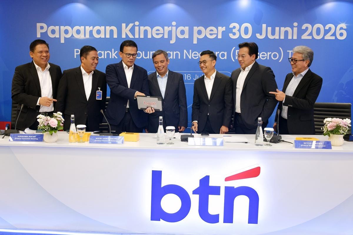 Laba Bersih BBTN Naik 41,18 Persen Jadi Rp2,40 Triliun pada Semester I-2026