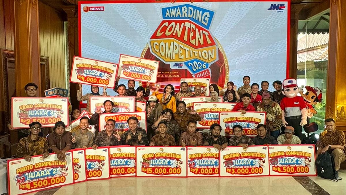 Puncak Penghargaan JNE Content Competition 2026 Dorong Industri Kreatif
