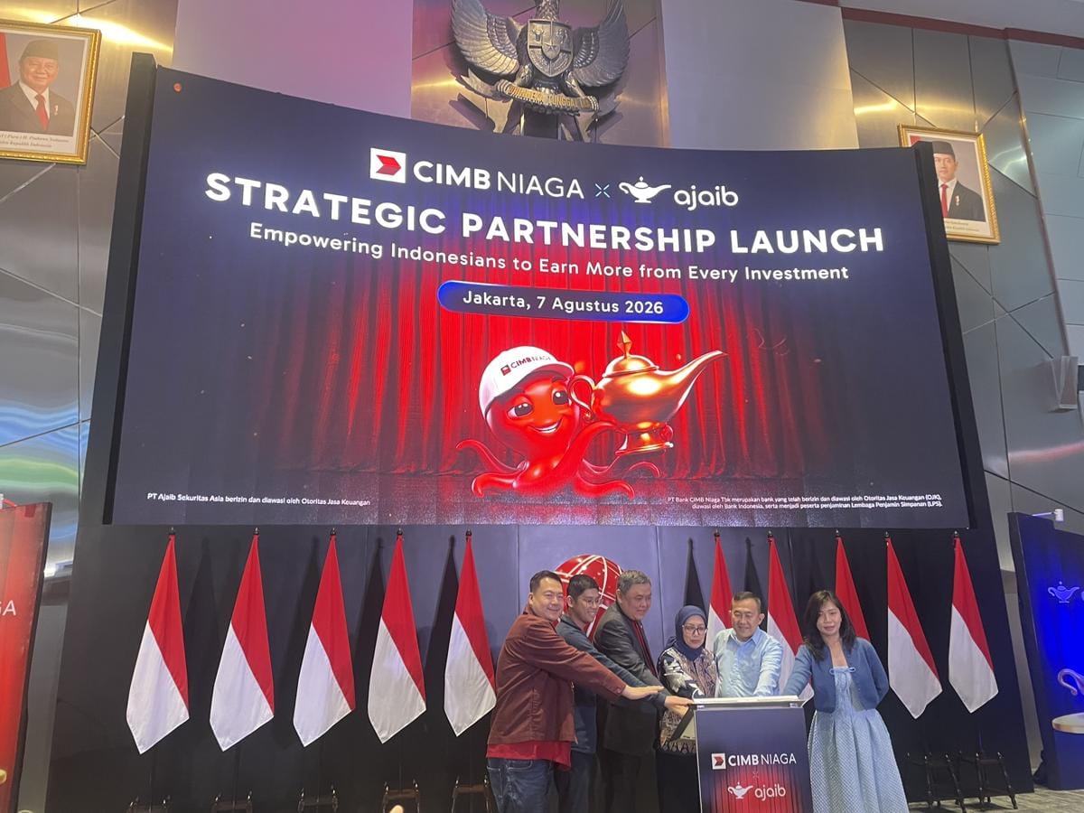 CIMB Niaga Gandeng Ajaib, Bidik 1 Juta Nasabah RDN Baru hingga 2027