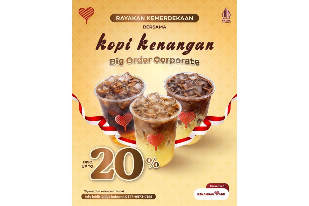 promo kemerdekaan 17 Agustus dari kopi kenangan