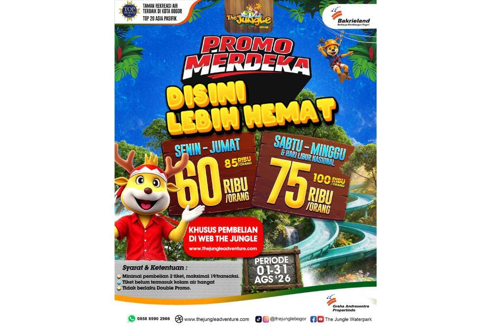 promo kemerdekaan 17 Agustus dari Jungleland