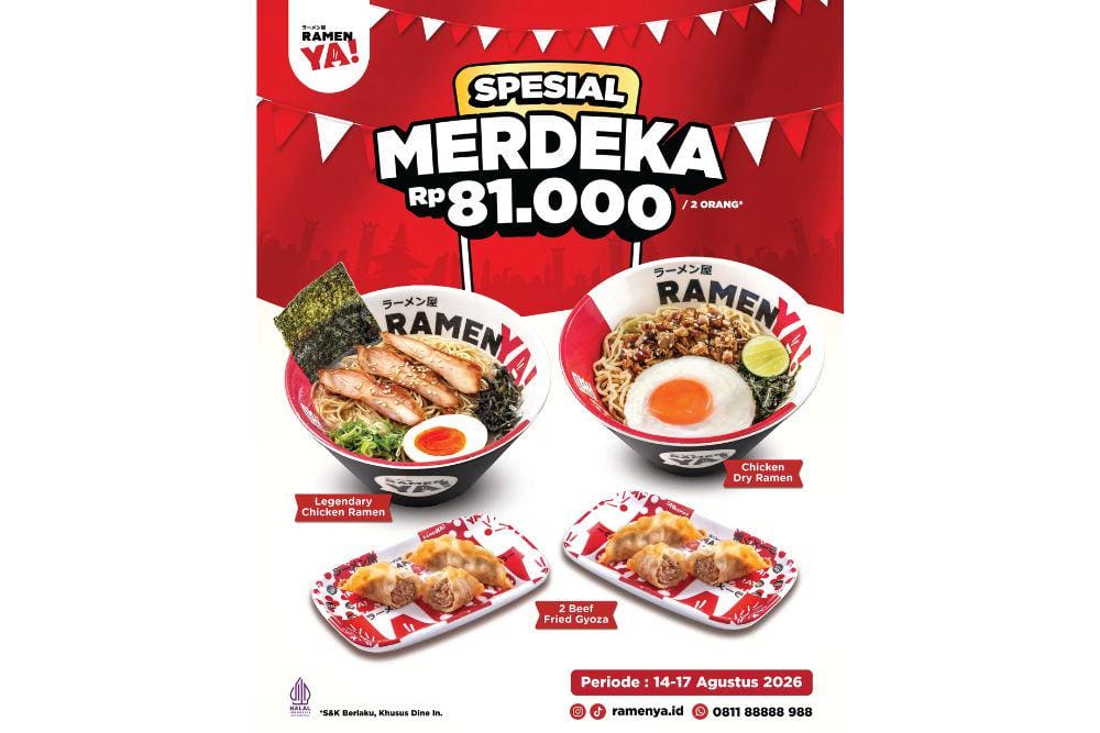 promo kemerdekaan 17 Agustus dari RamenYA!