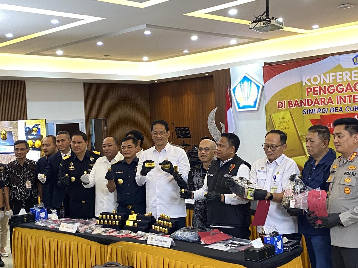 Bea Cukai Gagalkan Dua Penyelundupan Emas Senilai Rp63 Miliar