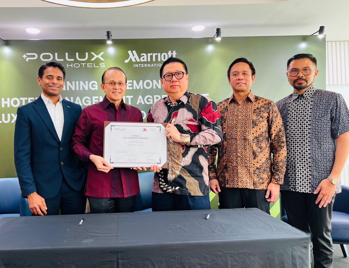 Pollux Hotel Group Gandeng Marriott, Bidik Ekspansi Kota Lapis Kedua
