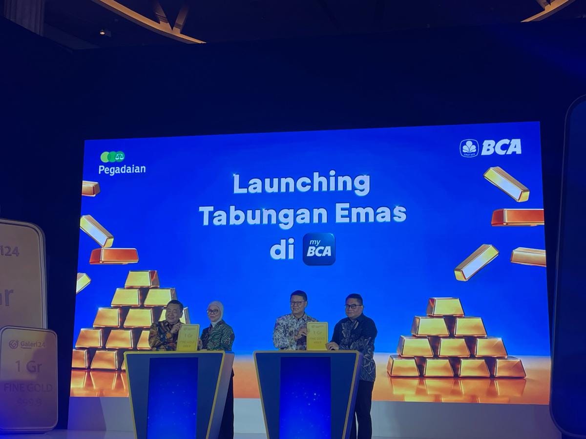 Pegadaian Integrasikan Tabungan Emas di myBCA, Sasar 15,8 Juta Pengguna Digital