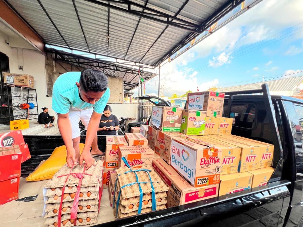 Di Tengah Duka Flores, BNI Hadir Membawa Bantuan dan Menjaga Layanan
