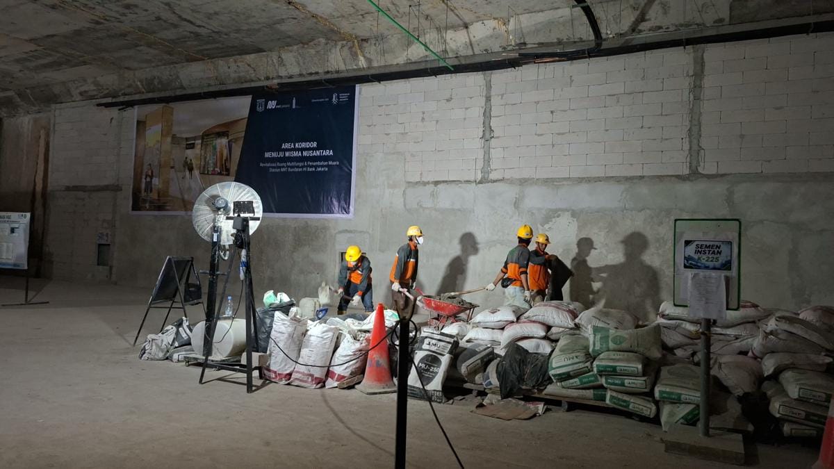 MRT Jakarta Ekspansi Stasiun Bundaran HI, Didukung Dana KLB Rp200 M