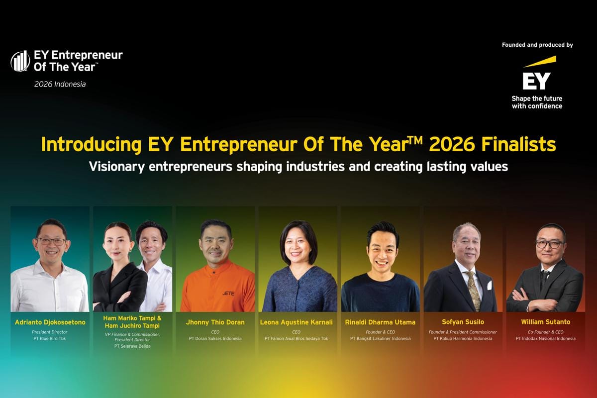EY Indonesia Umumkan Finalis EOY 2026, Ada Bos Bluebird hingga Indodax