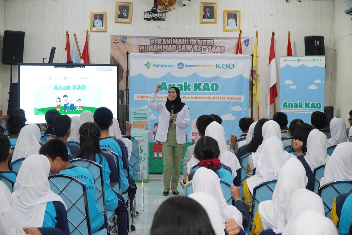 Strategi ESG Kao Bidik Kesehatan Sekolah, Jangkau 52.000 Siswa