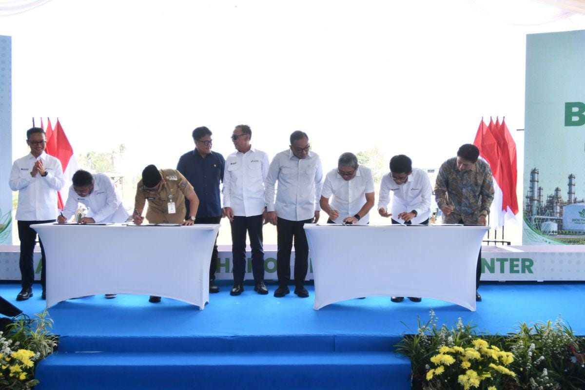 Pertamina NRE Kembangkan Pusat Bioetanol Berkapasitas 60 Kiloliter