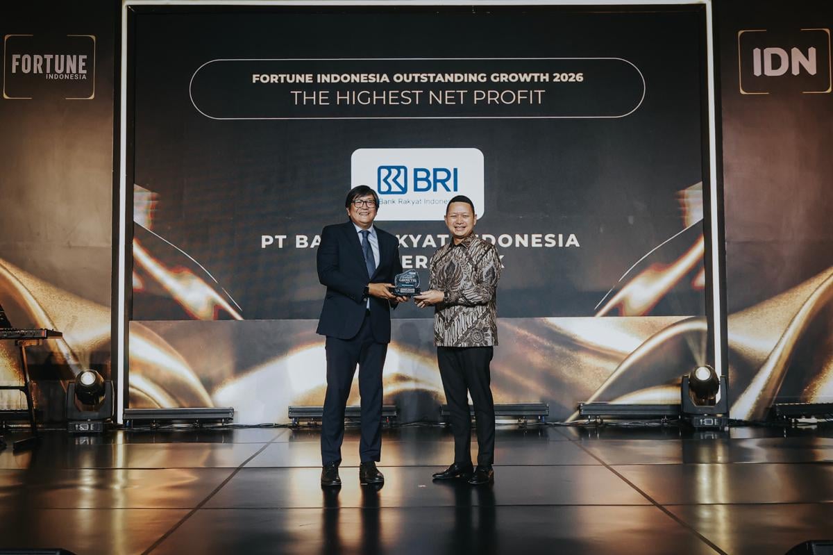 BRI Naik ke Peringkat 3 Fortune Indonesia 100, Topang Laba Rp56,65 Triliun