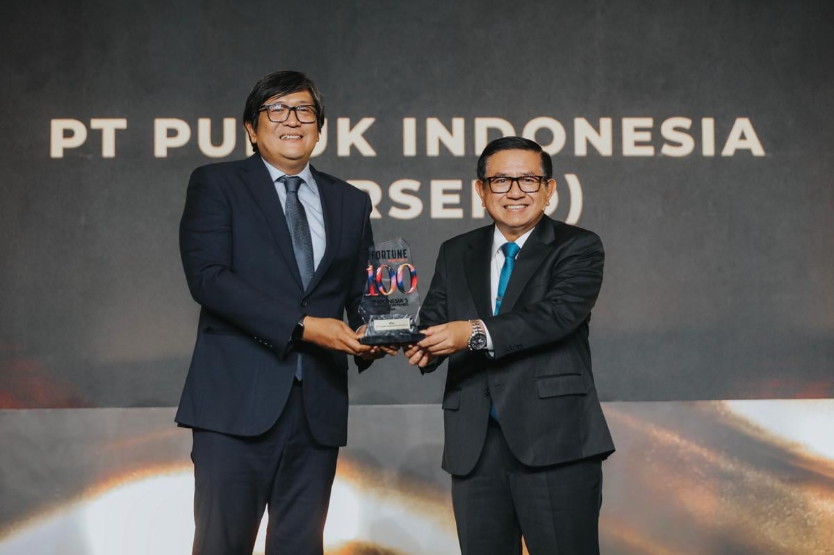 Kinerja Solid, Pupuk Indonesia Raih Posisi 14 di Fortune Indonesia 100