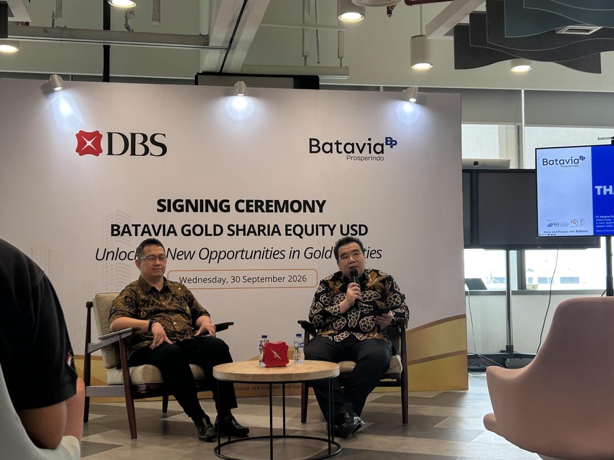 Batavia dan DBS Luncurkan Reksadana Syariah USD Emas, AUM Tembus US$10 Juta