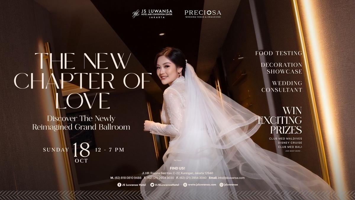 JS Luwansa dan Preciosa Gelar Wedding Open House pada 18 Oktober 2026